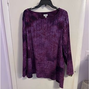 Avenue purple gorgeous shirt. 22/24